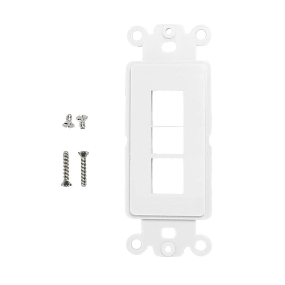 Decora Strap 3 Port Keystone White