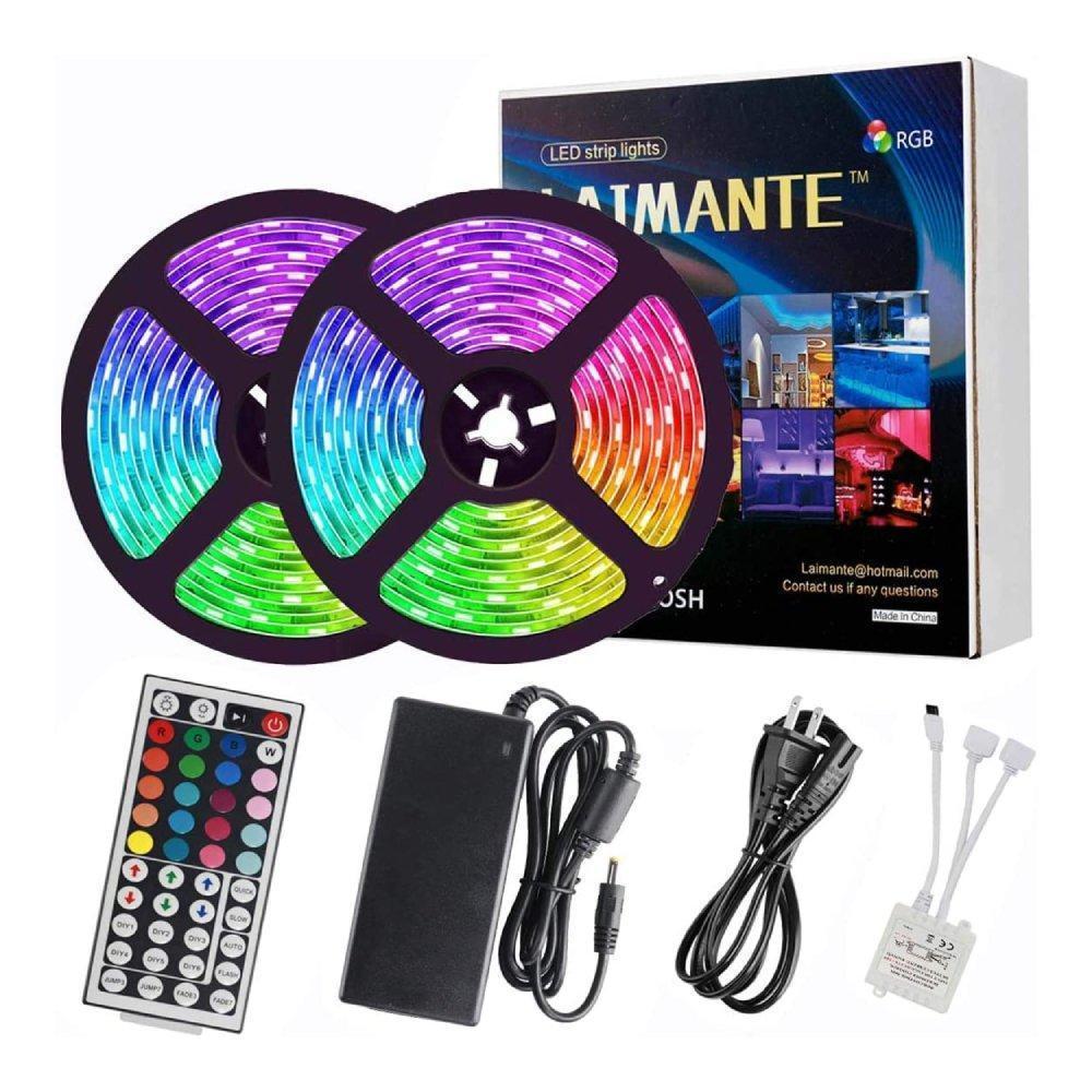 24V RGBWhite 5 to 10m RF Multi Zone 5050 UL Listed 300 LED Strip Kit iP65 1