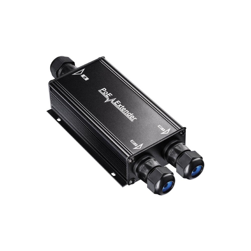 2 Channel 10 100 1000M PoE Extender – 60W – IEEE 802.3af at – Outdoor IP68 Rated