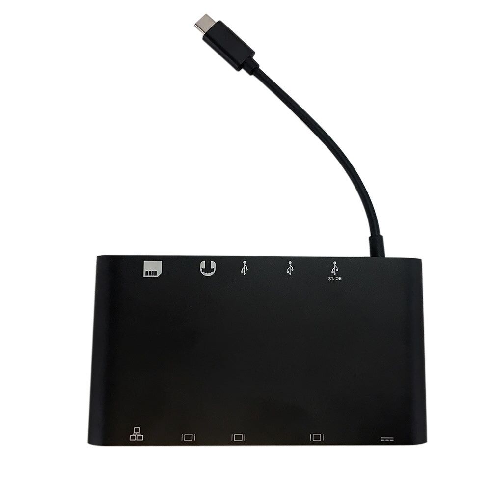 USB 3.1 Type C to docking station Black
