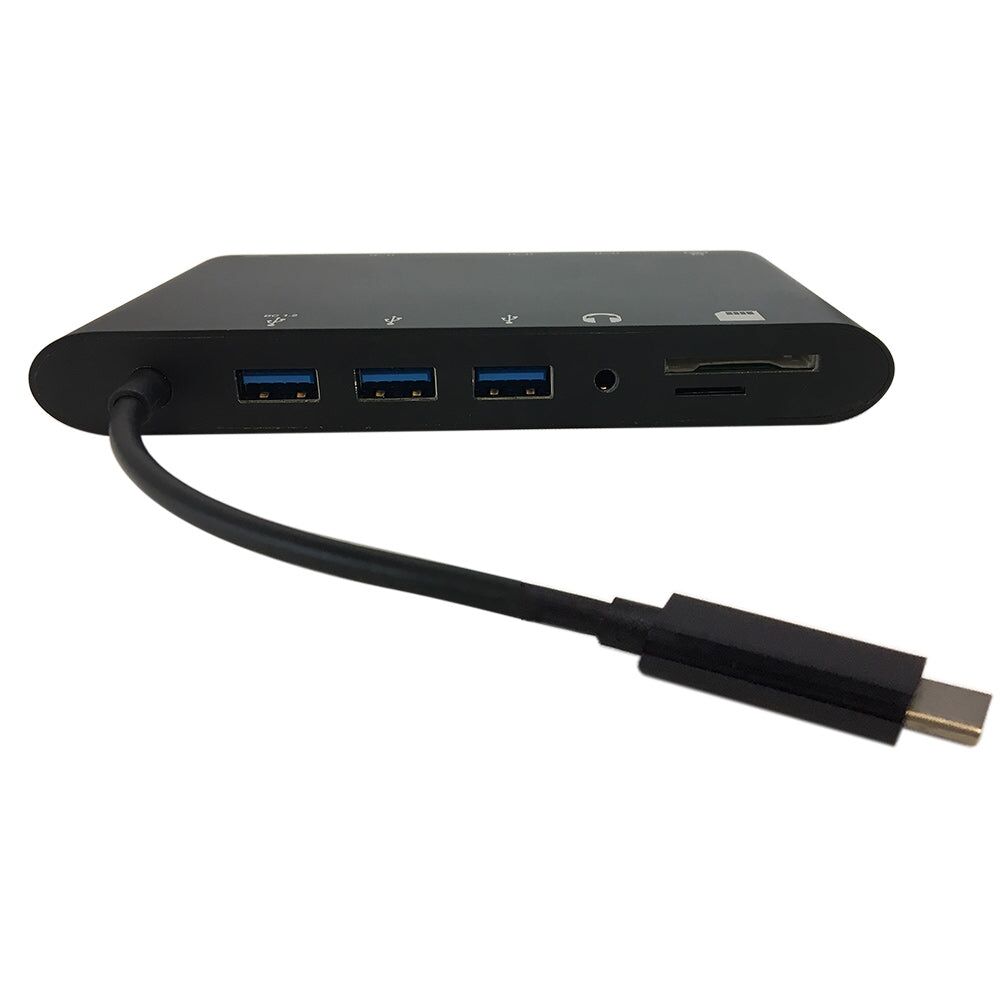 USB 3.1 Type C to docking station Black1