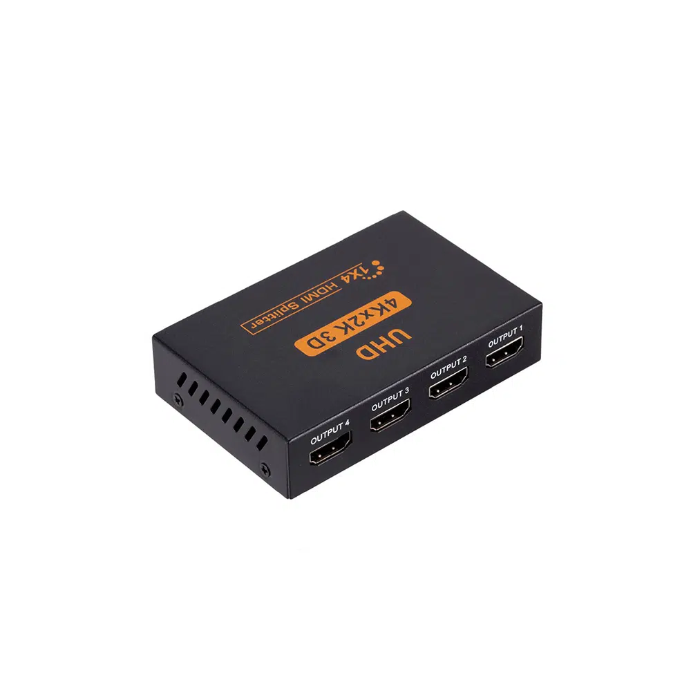 1×4 HDMI Splitter – 4K x 2K Ultra HD – 4 Ports Output Black color.jpg