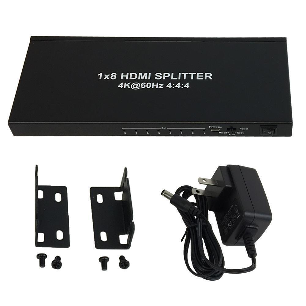 75940 Cab VP HDMI 213 HDMI DVI Splitters 1x8 HDMI Splitter 4Kx2K 60Hz EDID HDCP 2 2 YUV 4 4 4