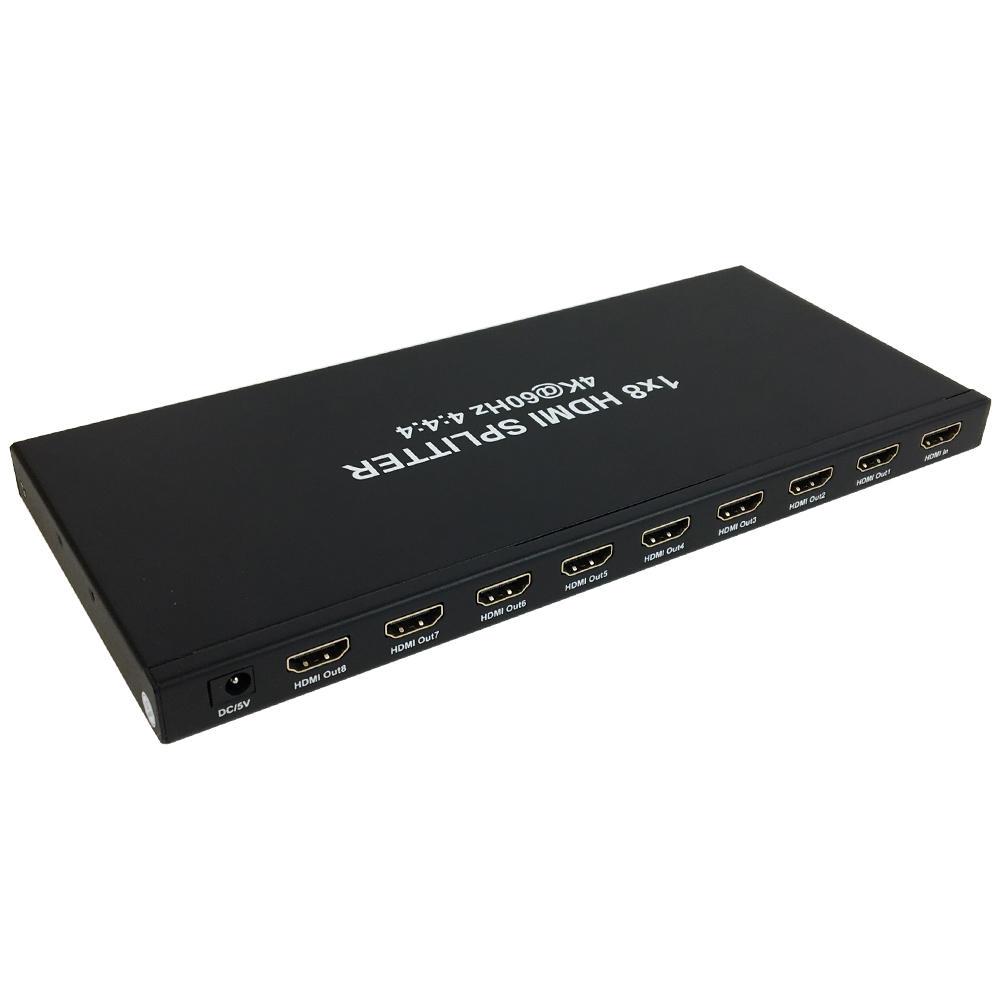 c62d9 Cab VP HDMI 213 HDMI DVI Splitters 1x8 HDMI Splitter 4Kx2K 60Hz EDID HDCP 2 2 YUV 4 4 4