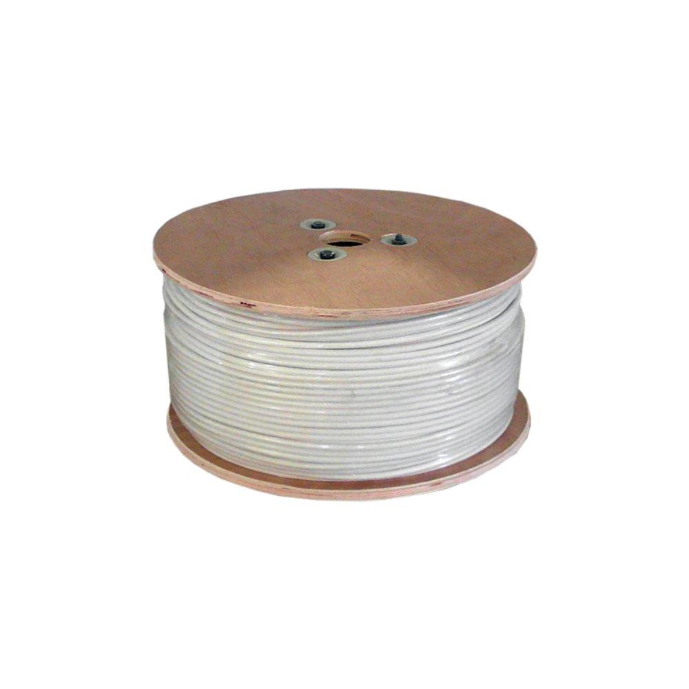 1000ft RG59 BC 20AWG bulk cable 95 BC braid CMP – White 1