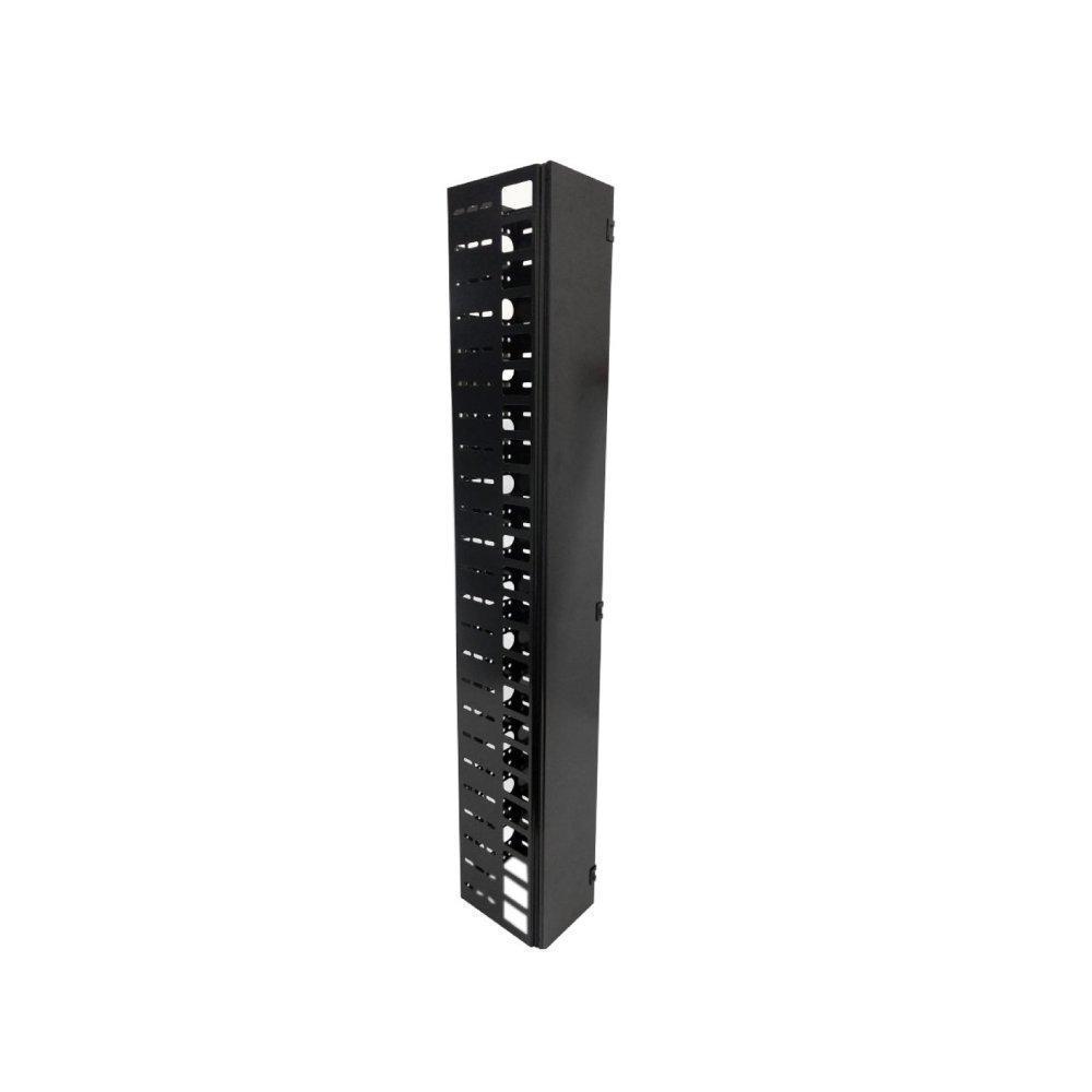 26U Vertical Cable Manager Front Facing