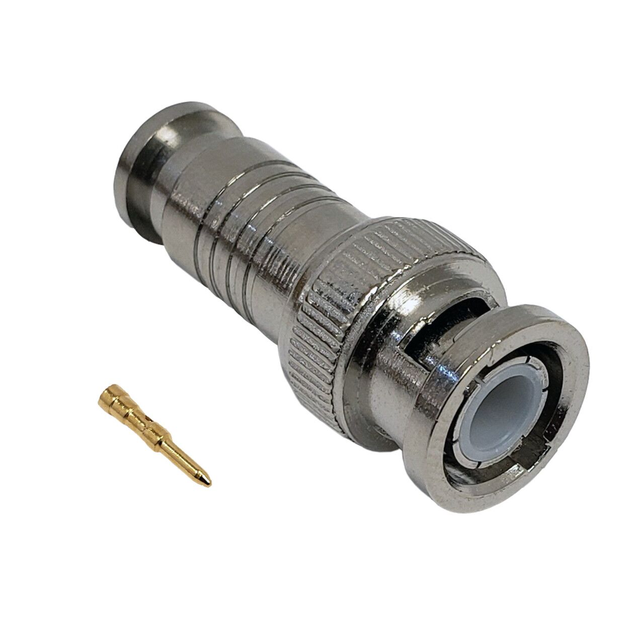 BNC Male Compression Connector for RG59 Plenum Pack of 10