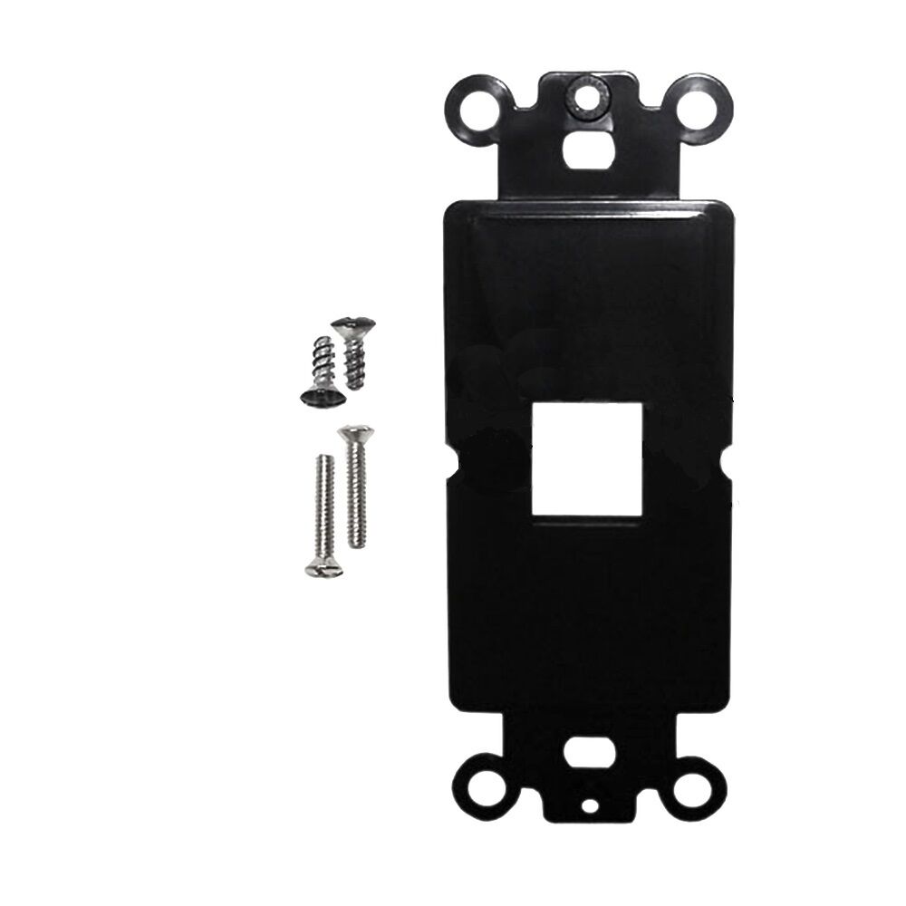 Decora Strap 1 Port Keystone Black