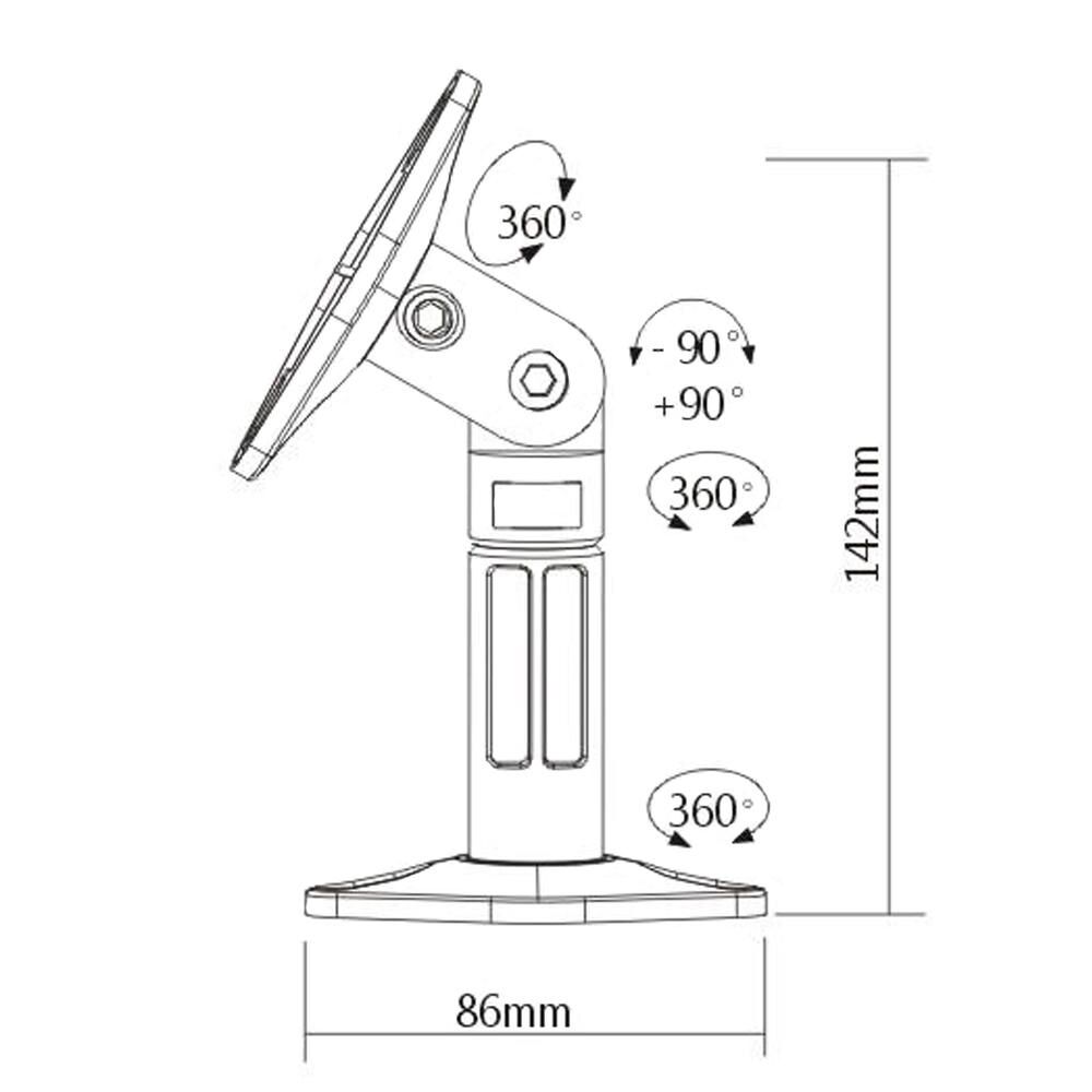 Tilt Swivel Speaker Bracket 3