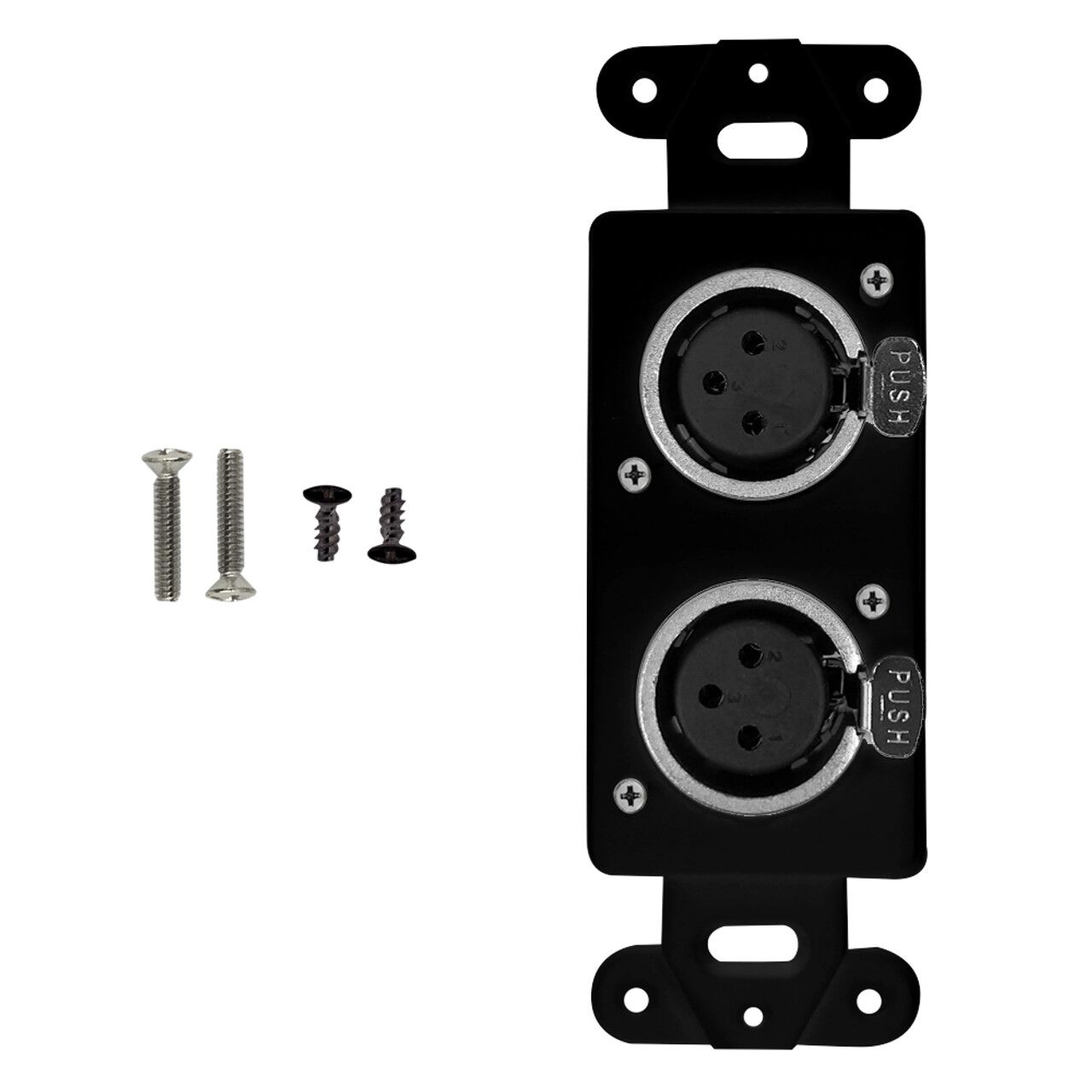 WPK DS XLR2FL BK 17367