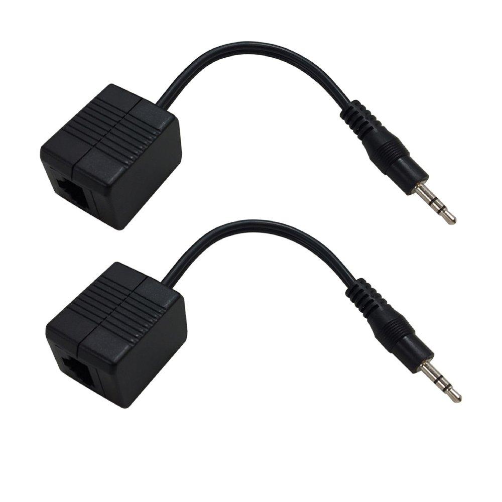 3.5mm Stereo Extender Over CAT5e Cable 75m