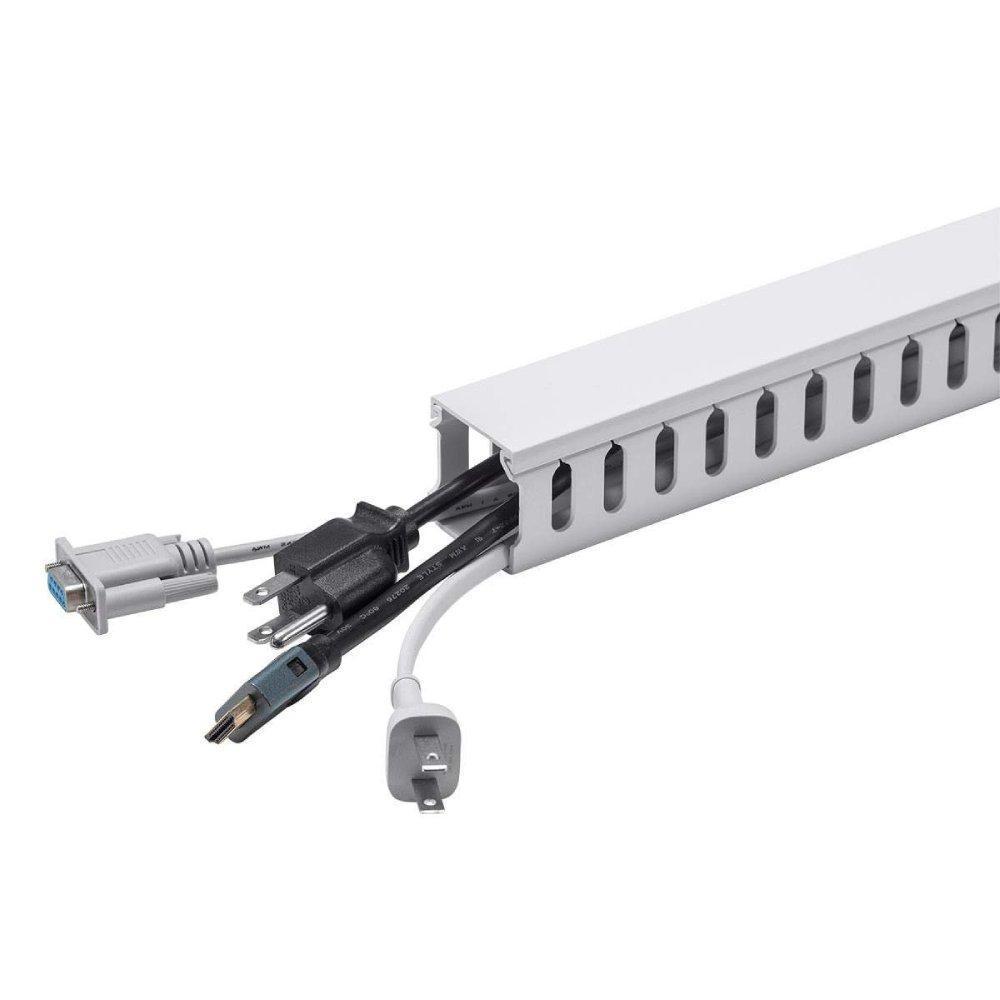 8MM SLOT W33 X H33 2M WHITE 1