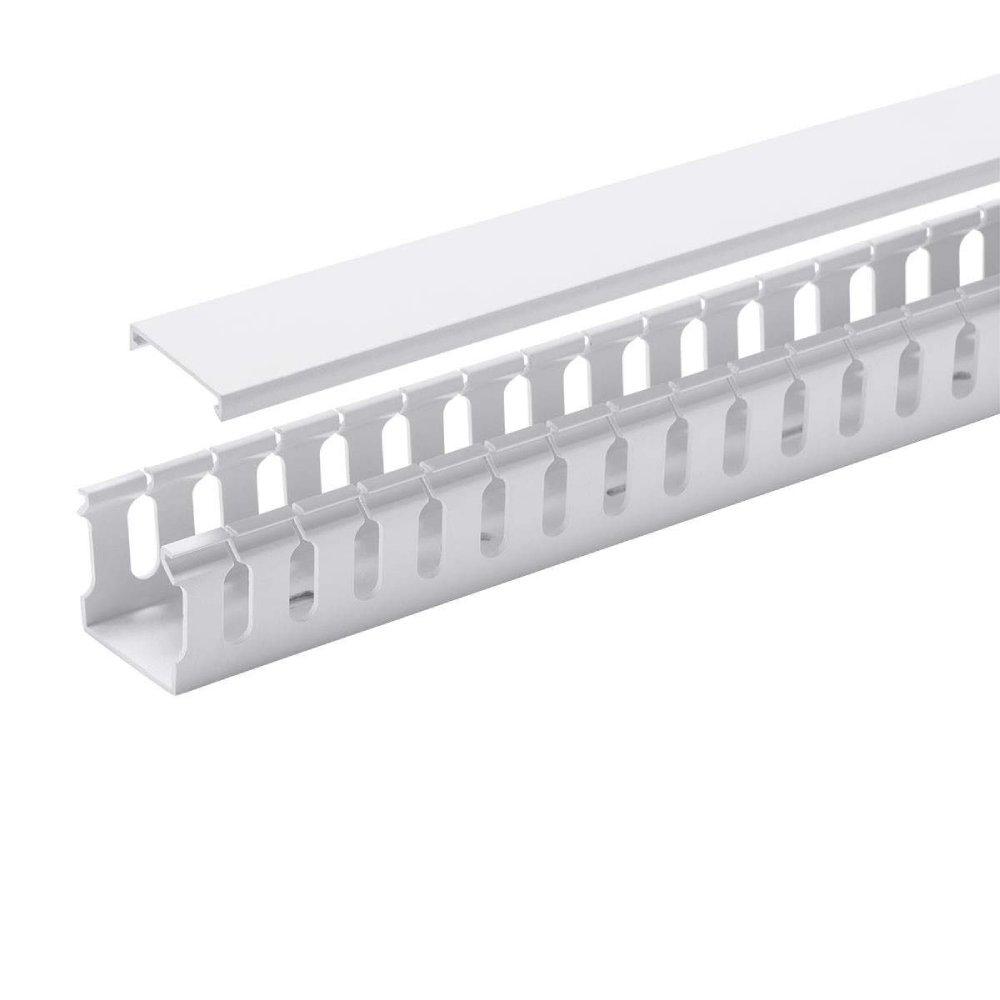 8MM SLOT W33 X H33 2M WHITE 3