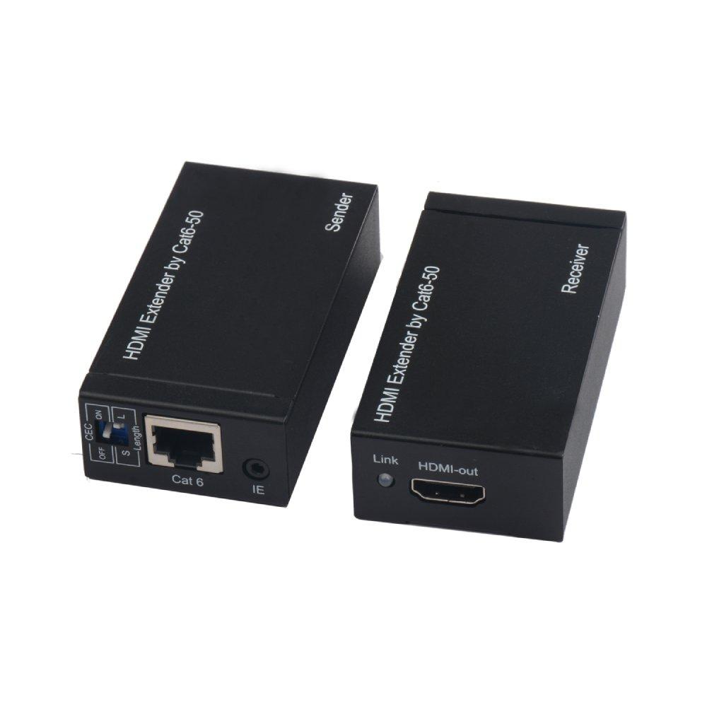 HDMI Extender 50M over single cat5e 6