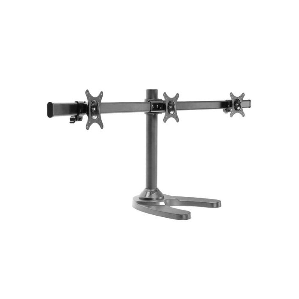 13 – 24″ Curve Triple TV Monitor Stand Alone Desk Mount