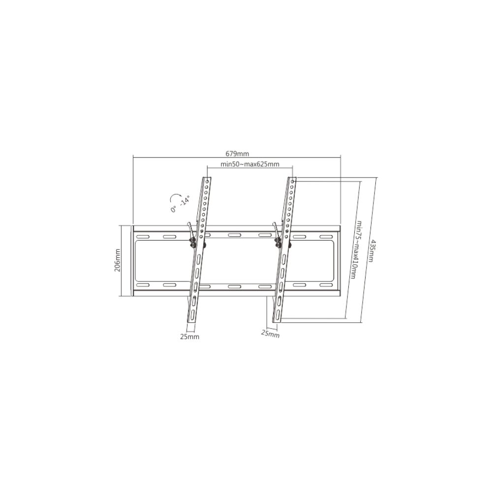 Economy Low Profile Tilt Tv Wall Mount (1)