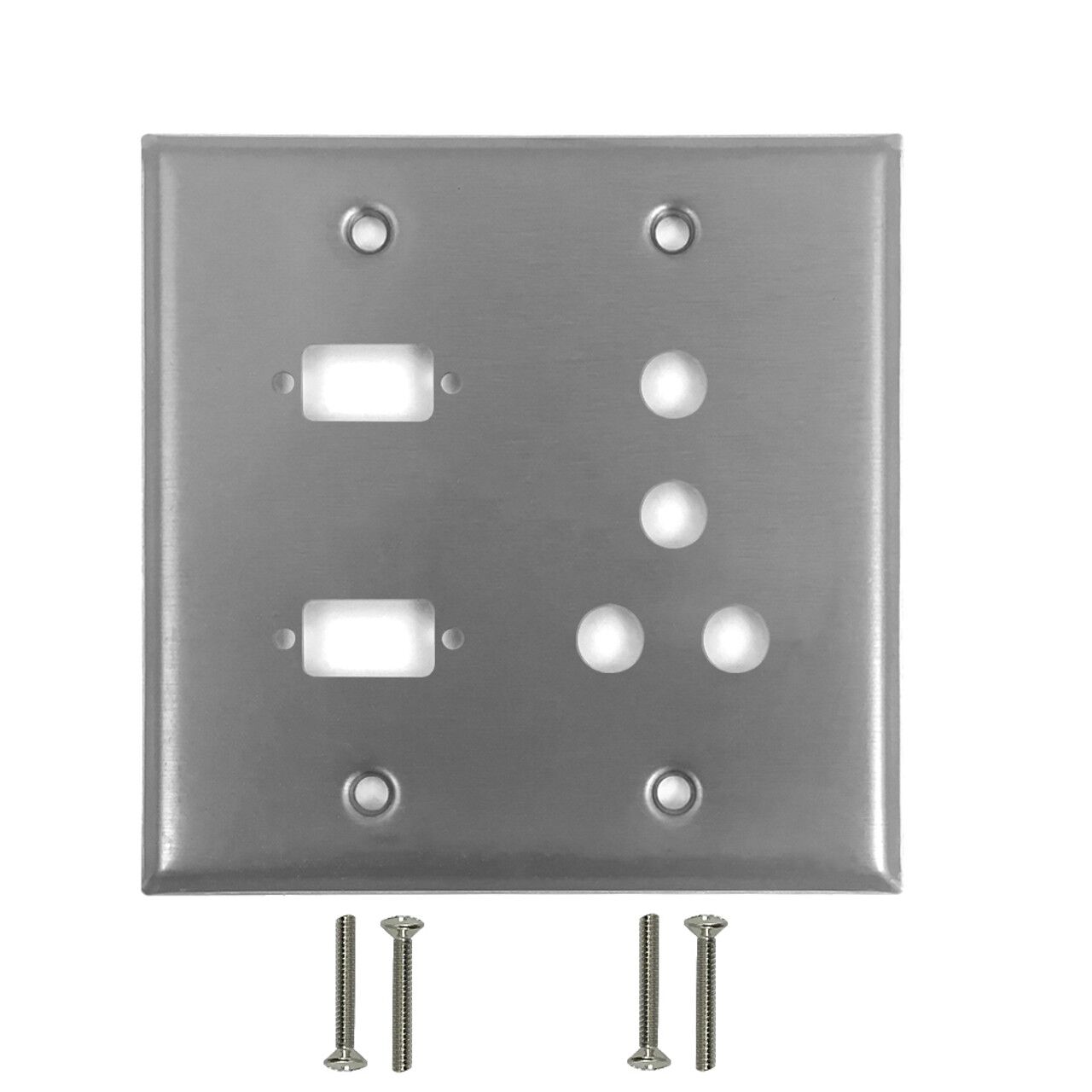 Double Gang 2 Port DB9 size cutout