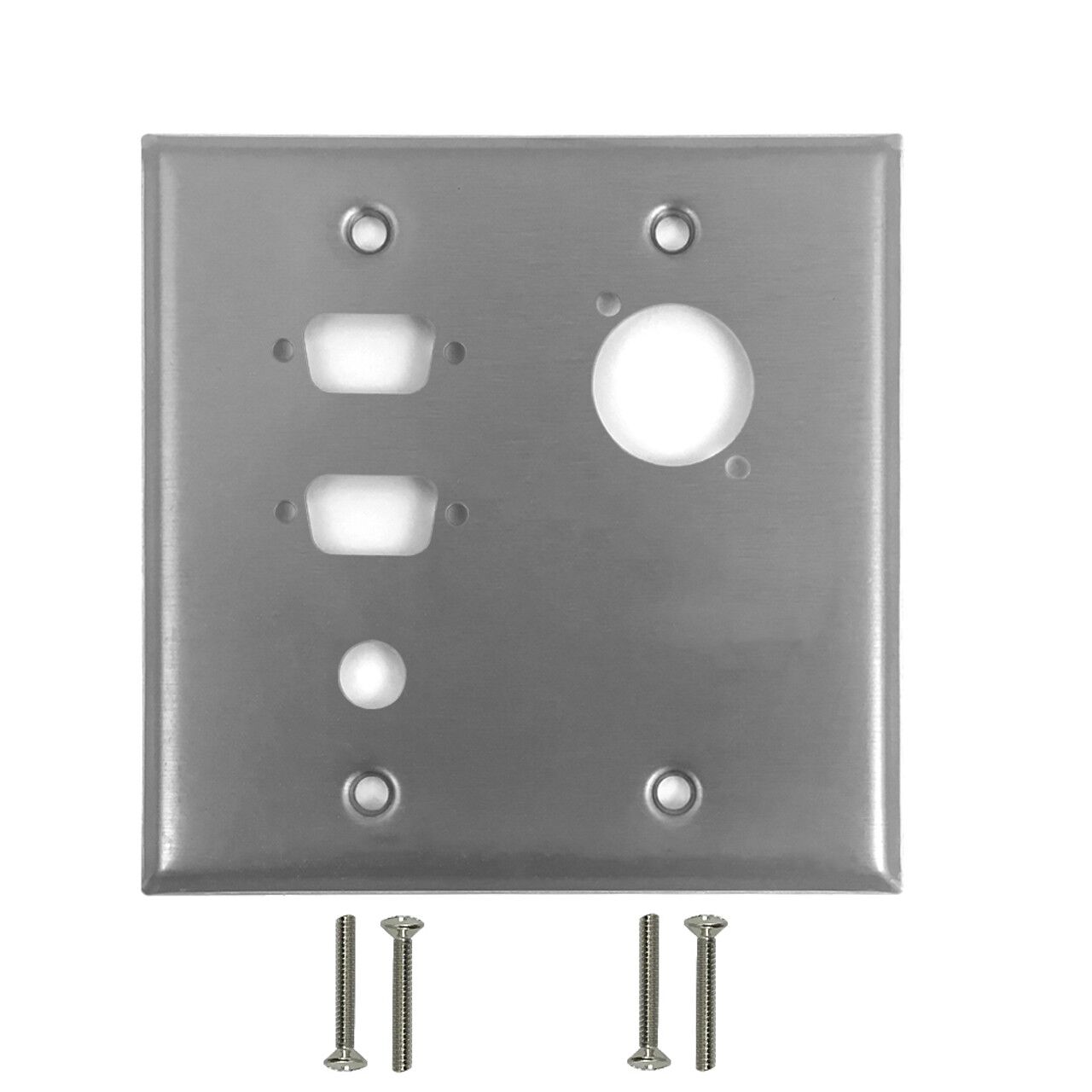 Double Gang 2 Port DB9 size