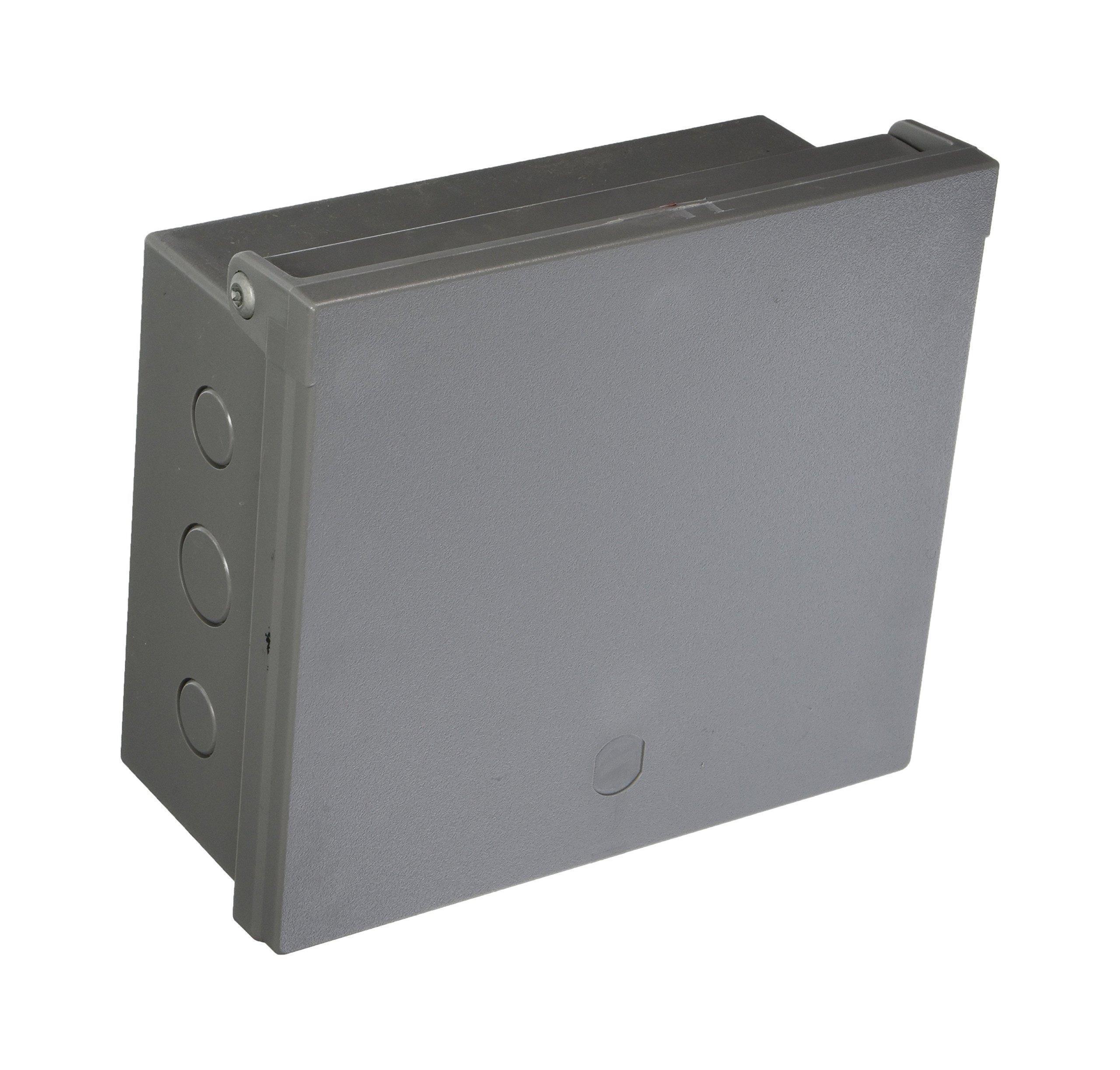 Enclosure Box 7 x 8 x 3.5 Indoor Outdoor Non Metallic NEMA 3R Rated Grey