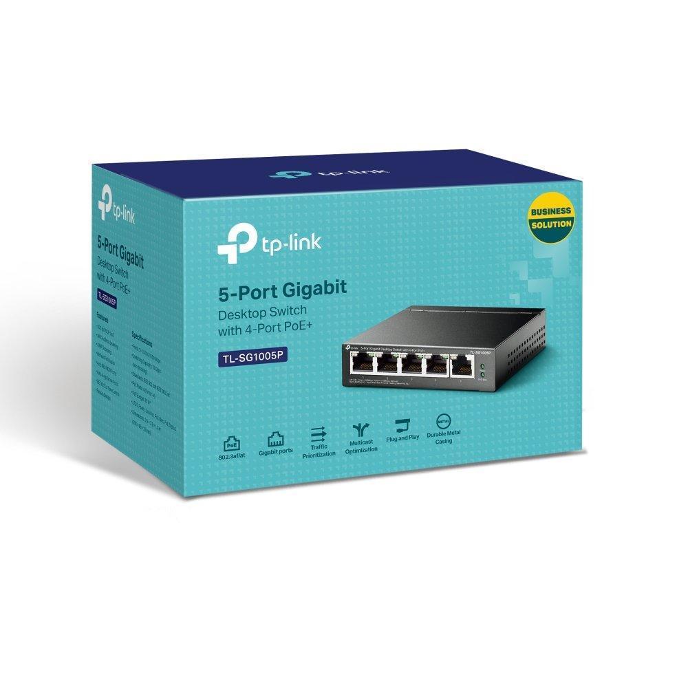 5 Port Gigabit Desktop Switch with 4 Port PoE 1
