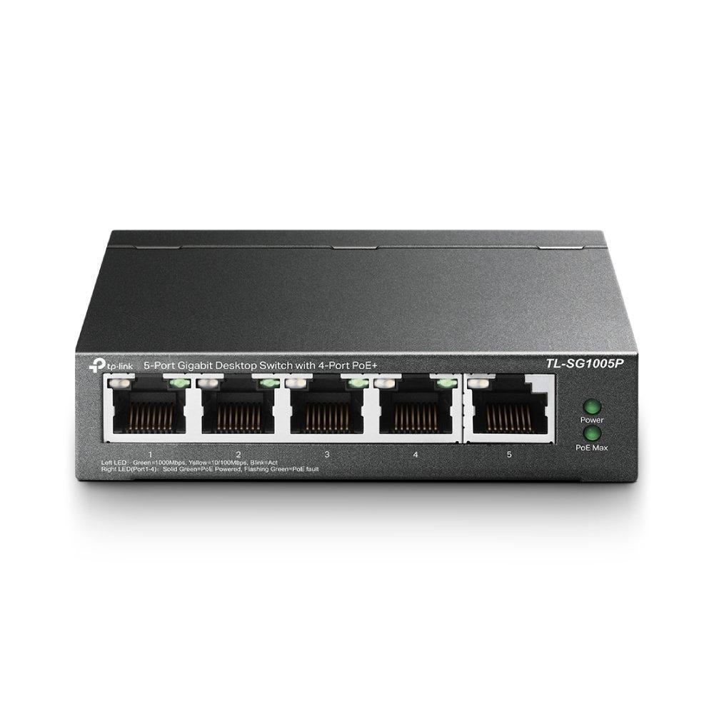 5 Port Gigabit Desktop Switch with 4 Port PoE
