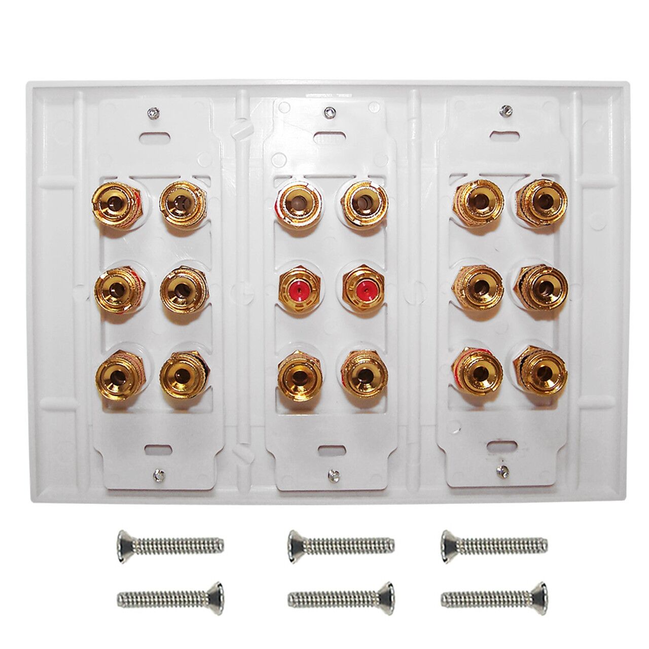 8.2 Surround Sound Wall Plate Kit White1